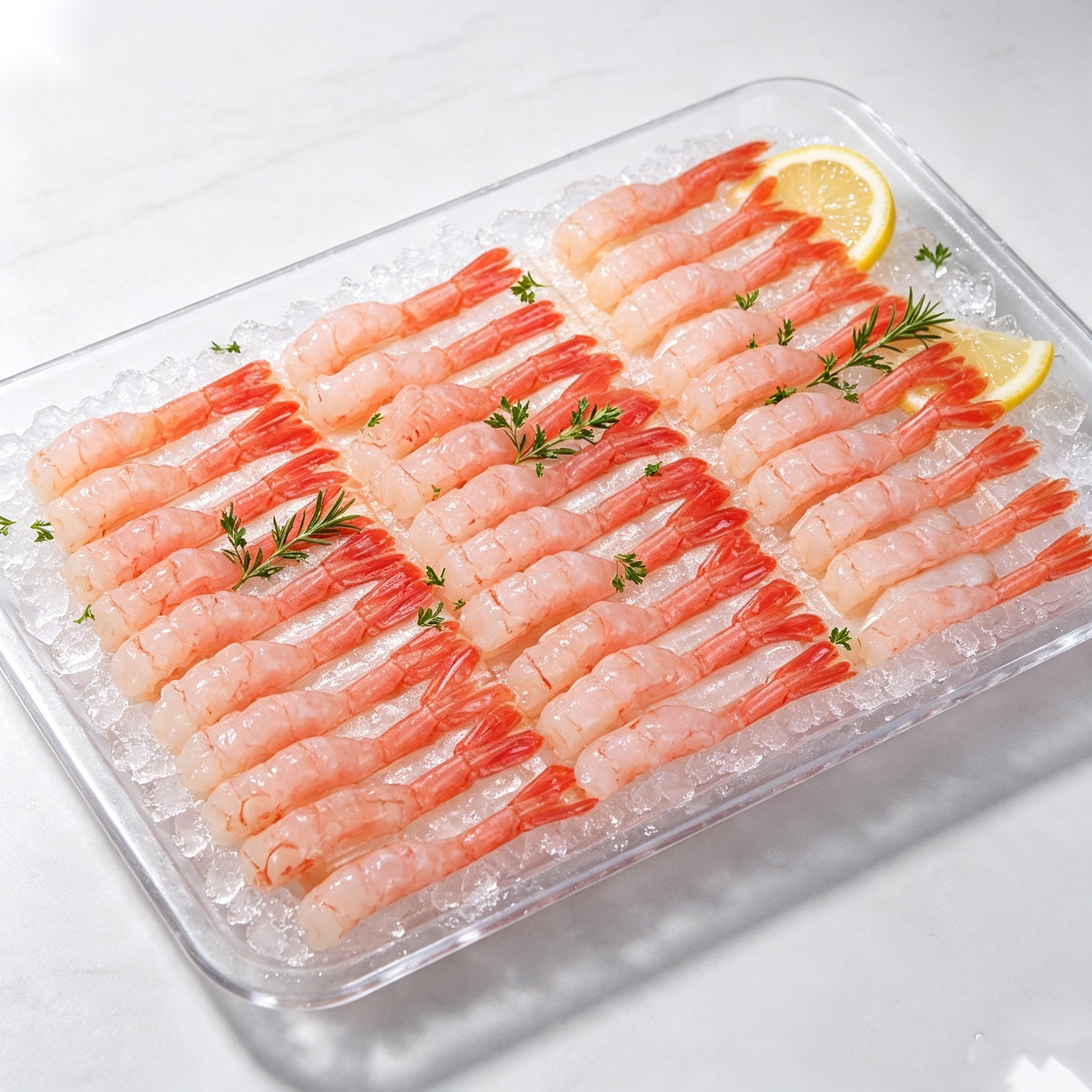 Peeled Tail-On Edible Arctic Shrimp