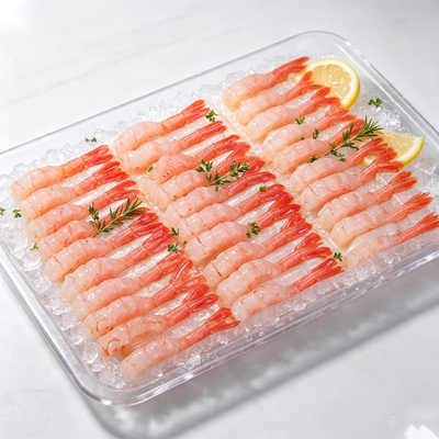 Peeled Tail-On Edible Arctic Shrimp