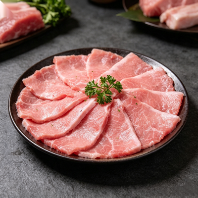Fresh Sliced Pork Loin Frozen Raw Pork