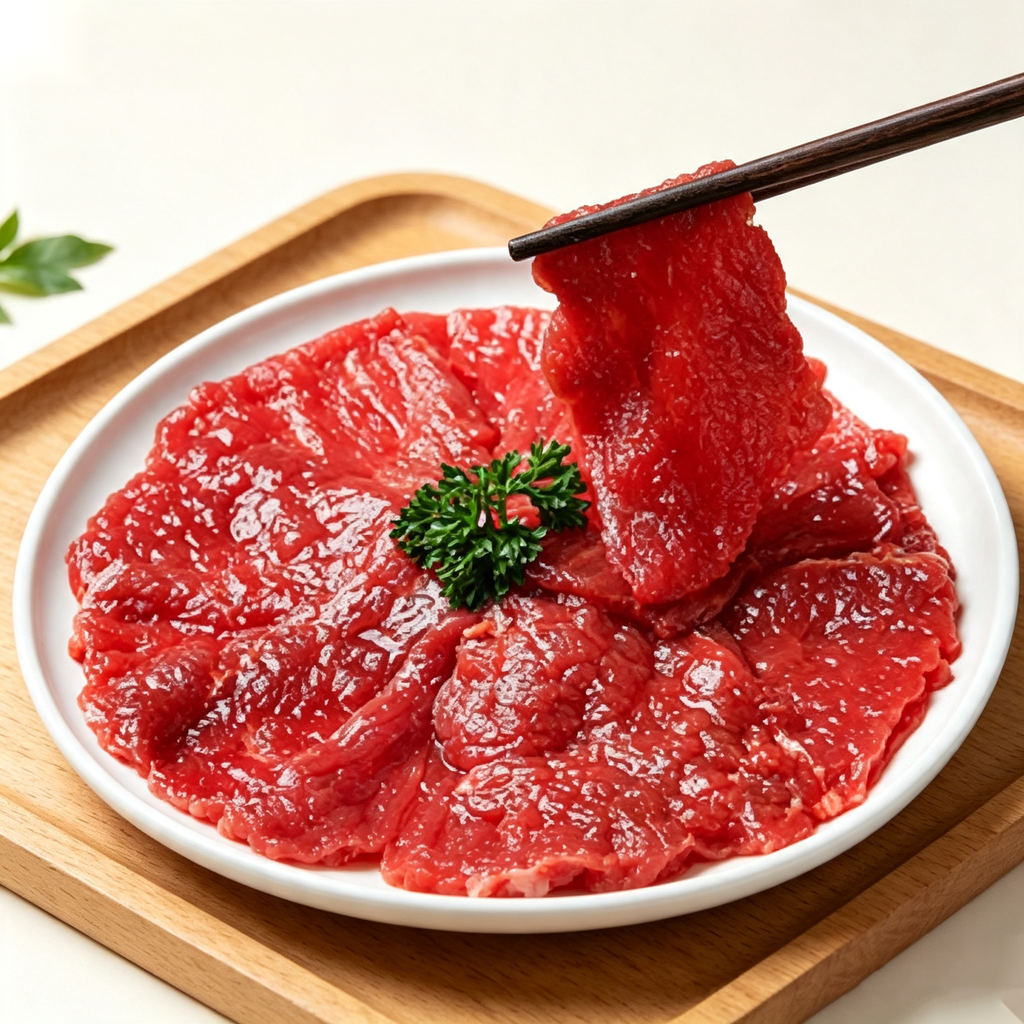 Fresh Sliced Raw Beef Frozen Tender Beef Slices