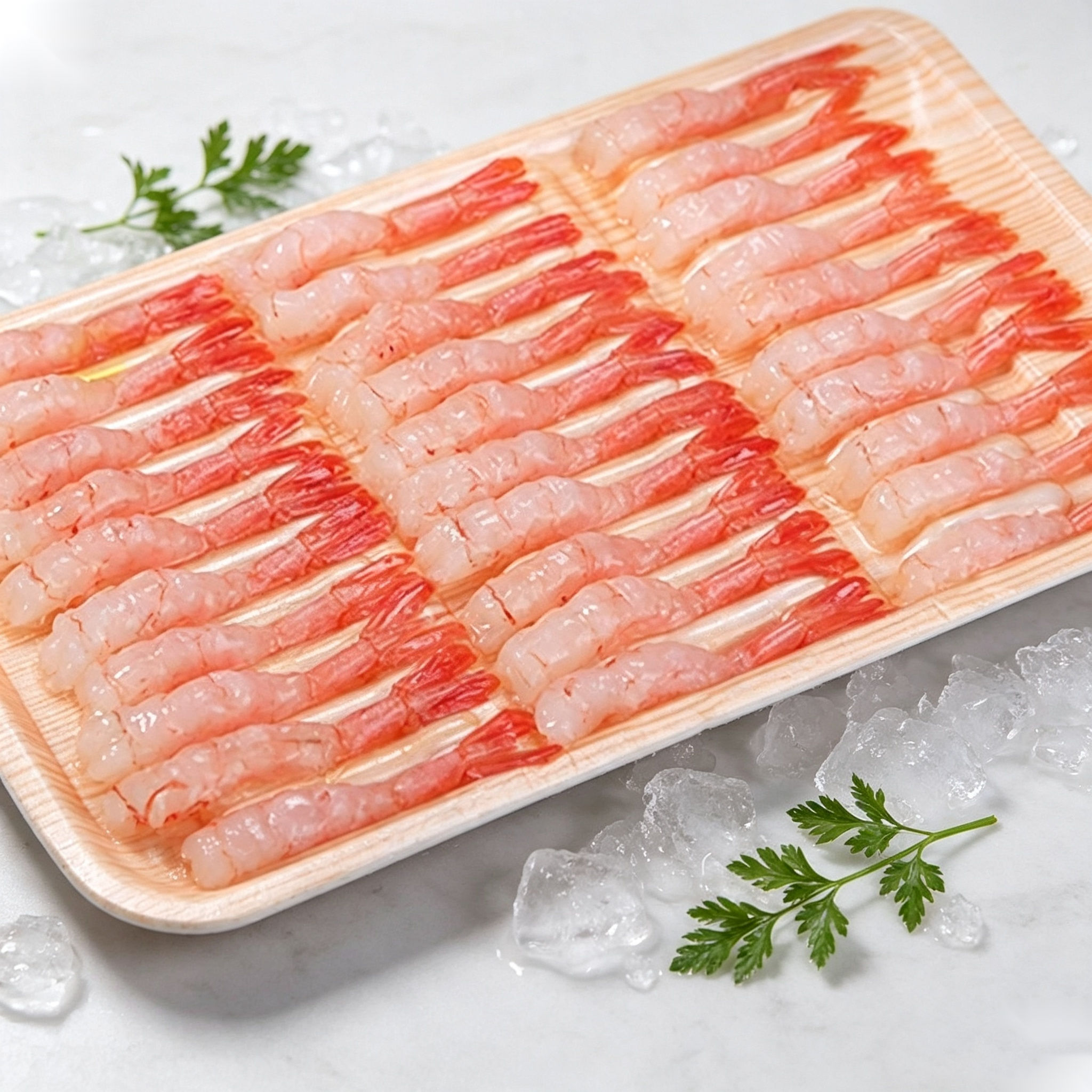 Peeled Tail-On Edible Arctic Shrimp