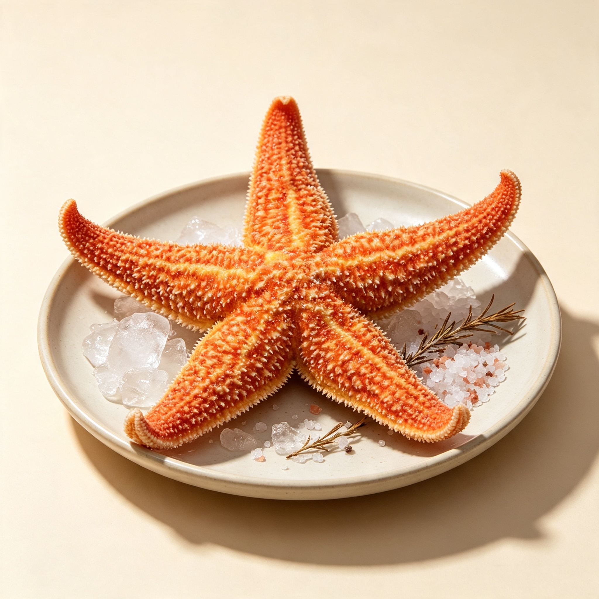 Cooked Frozen Edible Starfish Deep-Sea Five-Pointed Starfish Seafood